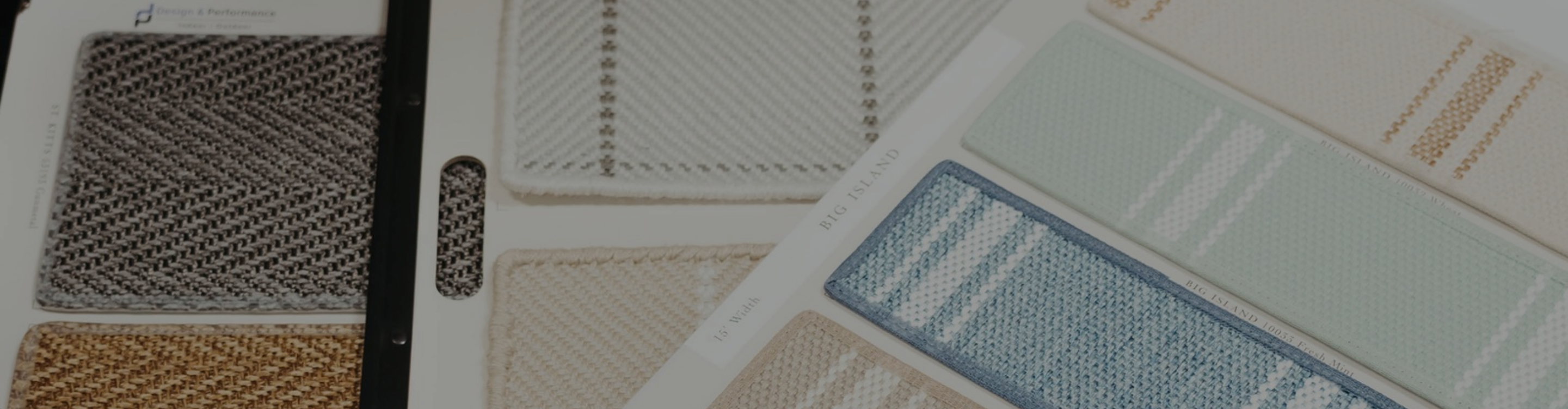 fabric swatches at Carpet One in Columbia, SC