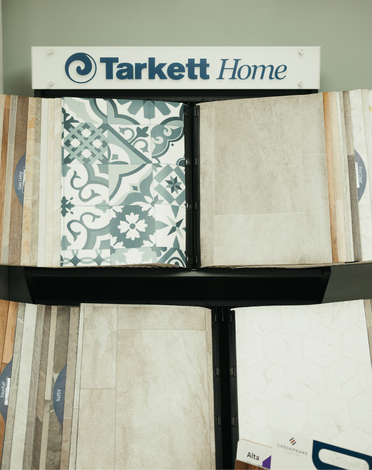 Installed laminate flooring in home