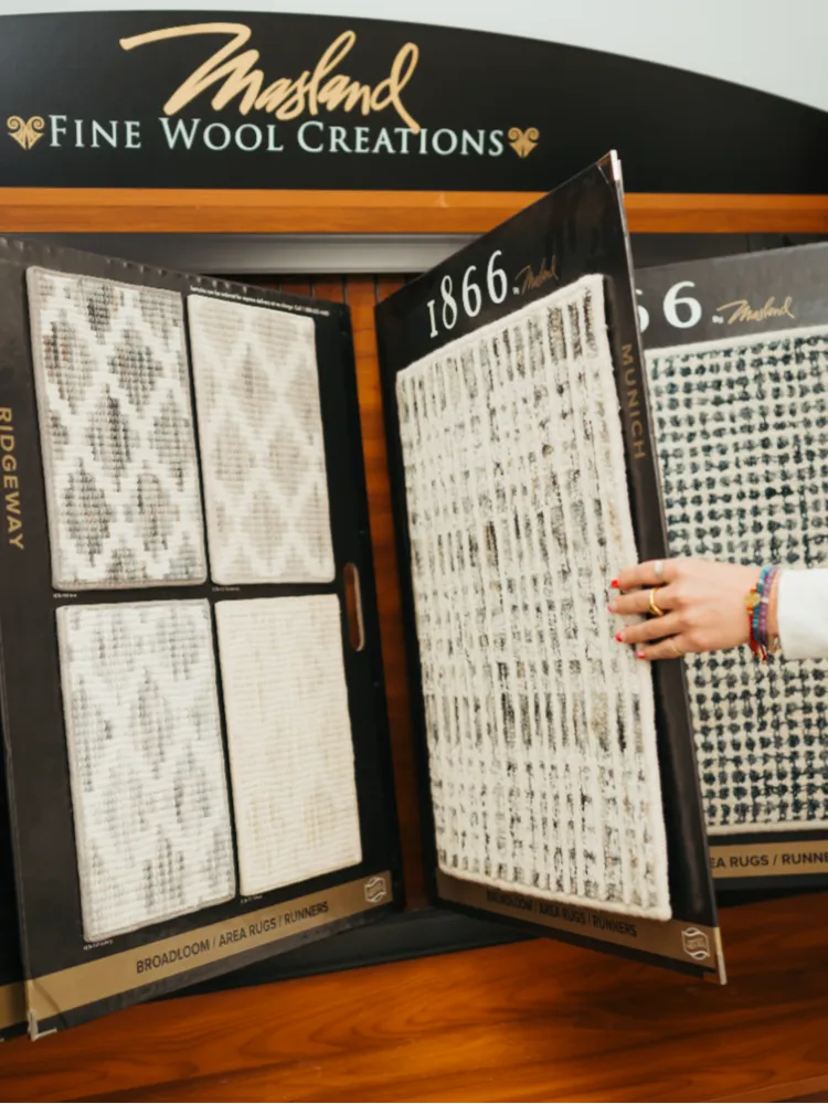 Masland carpet displays in Columbia, SC